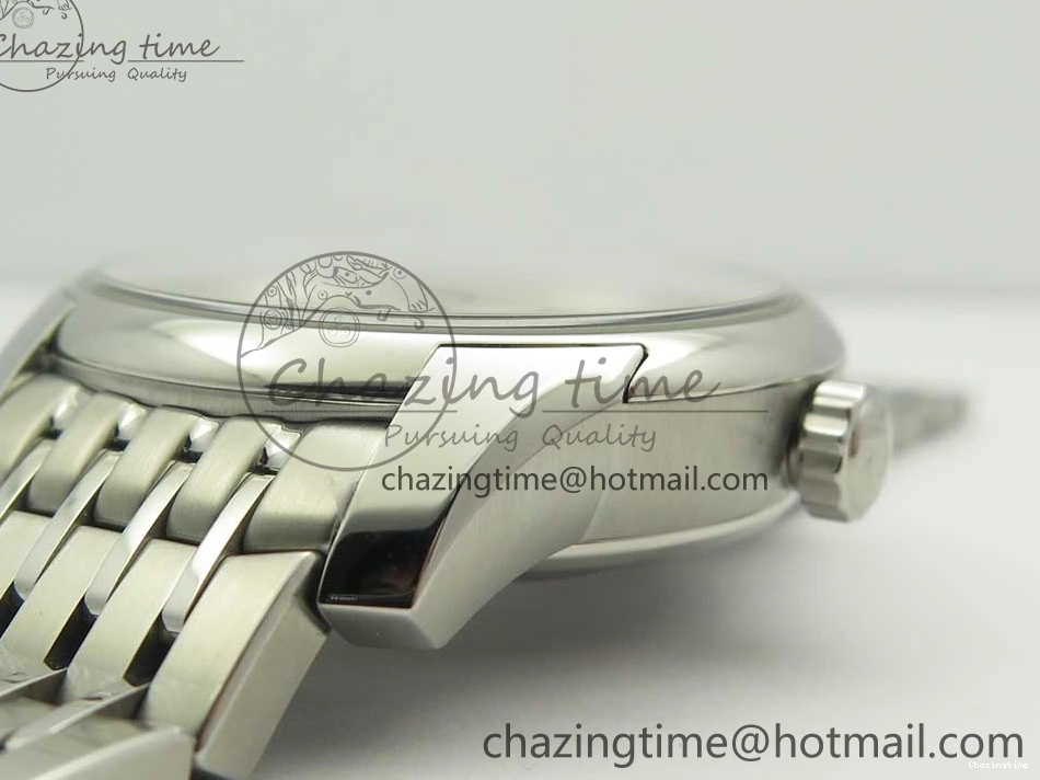 0510 De Ville Hour Vision 41mm SS VSF 1:1 Best Edition White Dial on SS Bracelet A8500 Super Clone Casual 7946